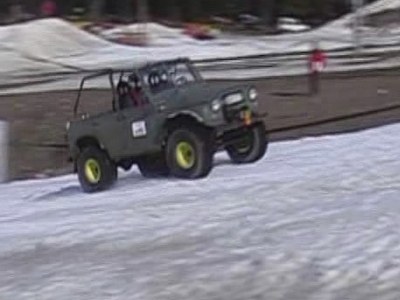 Талма Снег и Грязь 2006 видео - УАЗ Козлик подъем с снежную гору